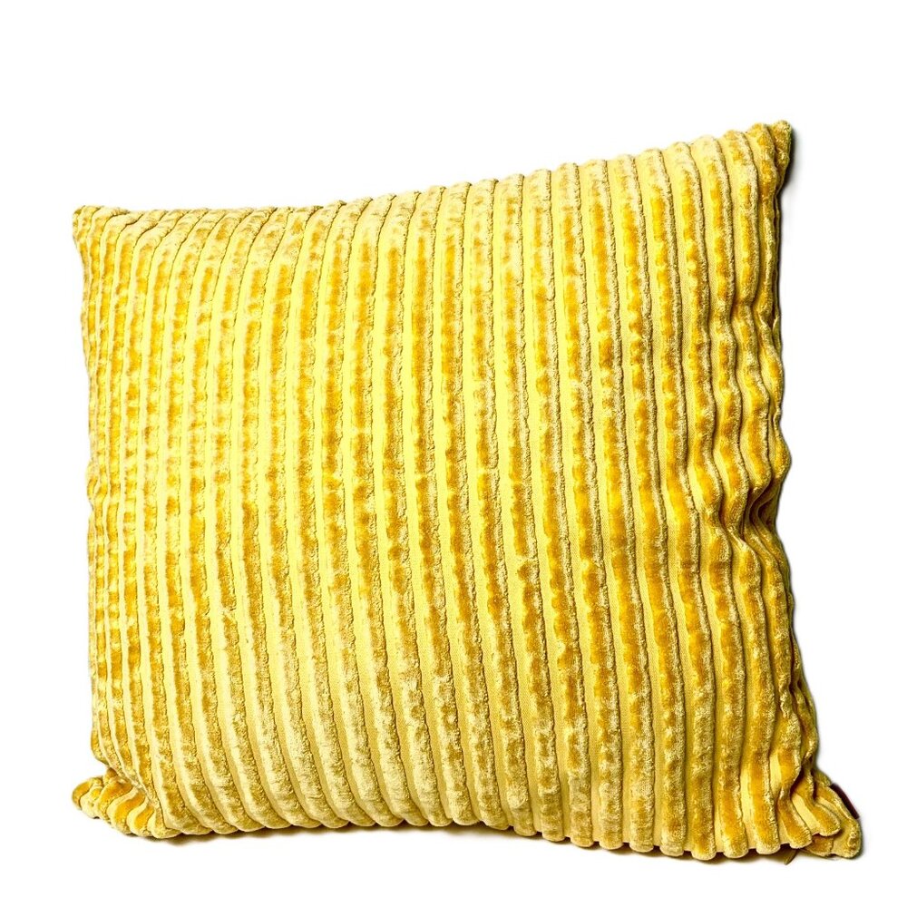 Missoni Home Ribbet Velvet Decorative Pillow 23x23 in. Luxury Designer Cushion